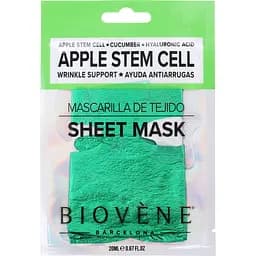 Маска тканинна Biovene Apple Stem Cell Wrinkle-support Glam Sheet Mask With Cucumber And Hyaluronic Acid 20 мл