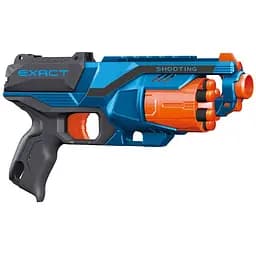 Игрушечный детский пистолет механический с барабаном и мягкими патронами (8 шт.) (31х19см)