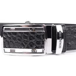 Ремінь-автомат Crocodile Leather 3,7х120 см acs0029614 - мініатюра 6