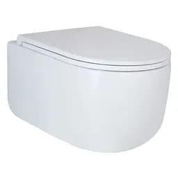 Унитаз подвесной Mixxus Premium Topper-0302-T3 490x360x380 мм, система смыва Tornado 3.0 MP6599, Белый