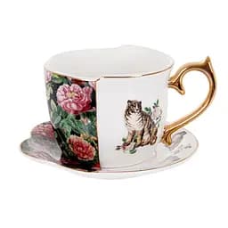 Чашка з блюдцем Lefard білий 270 мл (925-020)