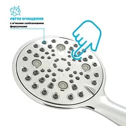 Водозберігаюча душова лійка Drop SPA6F-MULTI150 "Туман" із 6 SPA потоками - Економія 66% - мініатюра 6