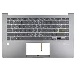 Верхня кришка для Asus ZenBook 14 X435EA, RU/UA, (топкейс+клавіатура, підсвічування, 90NB0SU1-R30UA0, Оригінал)