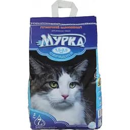 Наповнювач для котячих туалетів Мурка середній синій 5 кг