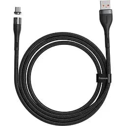 Кабель магнітний Baseus MicroUSB Zinc Magnetic від'єднуваний конектор 1 м CAMXC-KG1