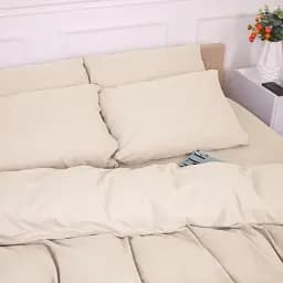 Комплект постільної білизни MirSon Фланель 007 Milk 200х220 см молочний (2200009650680) - мініатюра 9