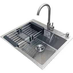 Комплект мийка + змішувач Romzha Arta U-550S Max (A)