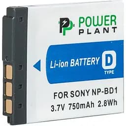 Акумулятор PowerPlant NP-BD1/NP-FD1 для Sony (DV00DV1204)