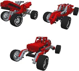 Інтерактивний конструктор 10 в 1 Лабораторія механіки Monster Truck Mechanics - Clementoni 50062 - мініатюра 4