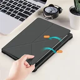 Обкладинка Ultra Slim Origami BeCover для Amazon Kindle Paperwhite 11th Gen. 2021 Gray (707221) - мініатюра 6