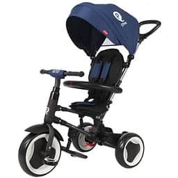 Дитячий складний триколісний велосипед Qplay Rito Eva синій (S380-7Blue)