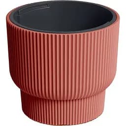  Кашпо для квітів Prosperplast Milly круглий на підставці 300 мм мідний