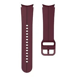 Браслет Five Classic для Samsung Galaxy Watch 4 - темно-червоний ширина кріплення 20мм силікон Watchbands (W10-7WB90250090) - мініатюра 4