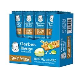 Фруктово-злаковий батончик Gerber Яблуко і виноград 25 г - мініатюра 5