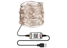 Яскрава гірлянда 10 м 100 лампочок Smart String Smart Control зі смартфона - мініатюра 3