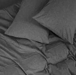 Простыня MirSon на резинке 40-0015 "Amelie" 90*190 см серая (2200009013942)