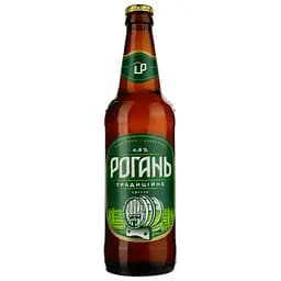 Пиво Рогань Традиционное светлое, 4,7%, 0,5 л (36278)
