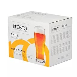Набір келихів для пива Krosno Chill-3, скло, 500 мл, 6 шт. (788227) - мініатюра 3
