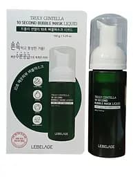 Піниста маска LEBELAGE для обличчя TRULY CENTELLA 10 SECOND BUBBLE MASK LIQUID 100мл