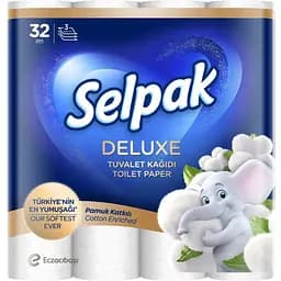Туалетний папір Selpak Deluxe 3 шари 32 рулони (8690530044753)