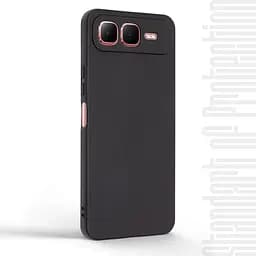 Чехол-накладка для смартфона Infinix Smart 10 Plus 4G, противоударный, силиконовый, термополиуретановый (ТПУ), с защитой камеры и корпуса, черный, защита всего корпуса, ArmorStandart (ARM87993) - мініатюра 2