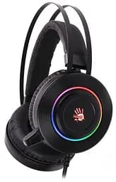 Навушники Bloody G521 Black підсвічування USB накладні кабель 1.8 м