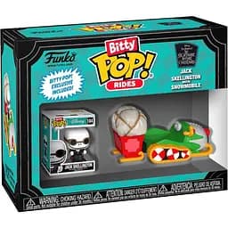 Набір фігурок Funko Bitty Pop! The Nightmare Before Christmas Jack Skellington with snowmobile (83624) - мініатюра 2