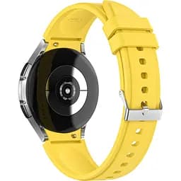Ремінець для Samsung Galaxy Watch 4 40mm - жовтий ширина кріплення 20мм силікон Watchbands Galaxy Classic (WB00S67575545)