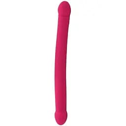 Фалоімітатор двосторонній Dorcel Real Double Do Magenta, діаметр 4 см, довжина 42 см