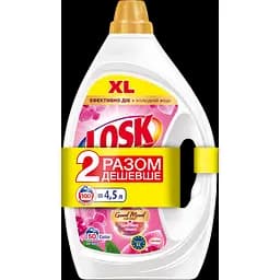 Гель для прання Losk Колор Ароматерапія Ефірні олії та аромат Малайзійської квітки 2 шт. x 2.25 л
