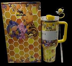 Термокухоль Stanley Quencher H2.0 Tumbler з неіржавкої сталі 1,18 л Winnie the Pooh Honey Edition KT7001979