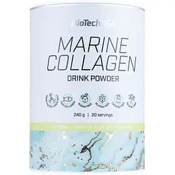 Препарат для суставов и связок BiotechUSA Marine Collagen Лимон-зеленый чай 240 г