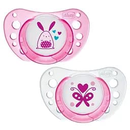Пустушка Chicco Physio Air, латекс, 0-6 міс., рожевий, 2 шт. (75020.11.00.00)