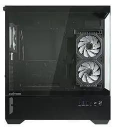 Корпус Zalman Chronix V2 Tempered Glass без БЖ Black (CHRONIXV2BLACK) - мініатюра 3