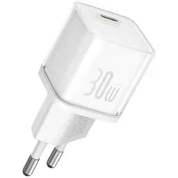 Сетевое зарядное устройство Baseus GaN5S Fast Charger 1C 30W White (P10162504213-00) [113779]