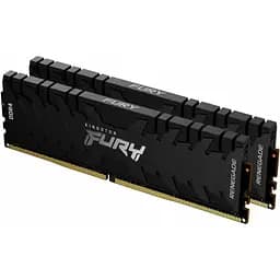 Модуль памяти Kingston Fury DDR4 16Gb (2x8) Kingston Renegade Fury Black 3200Mhz (KF432C16RBK2/16) Б/у