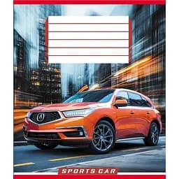 Зошит учнівський "На швидкості світла" Leader 036-570250K-2 в клітинку, 36 аркушів