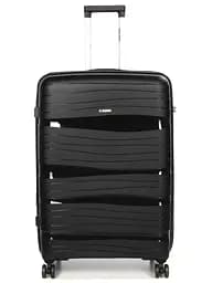 Валіза велика L поліпропілен Worldline Airtex 283 74,5×49×32см 120л Чорний - мініатюра 2