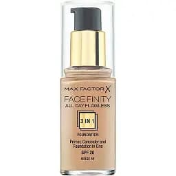 Тональна основа Max Factor Facefinity All Day Flawless 3 в 1 відтінок 55 (Beige) 30 мл