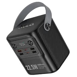 Портативний ЗП Power Bank Hoco J152 Tough 22.5W+PD20W 80000 mAh Black - мініатюра 5