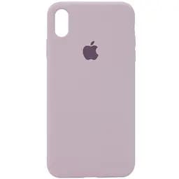 Чохол Silicone Case Full Protective (AA) для Apple iPhone XR (6.1) Сірий / Lavender