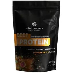 Яловичий гідролізат VitalHarmony Beef Protein, 700 грам - Тропічні фрукти
