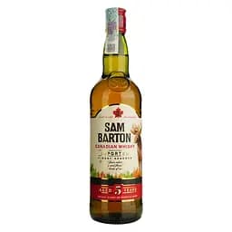 Виски Sam Barton 5 yo Blended Canadian Whisky 40% 0.7 л