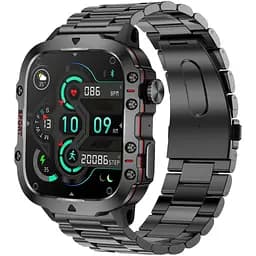 Смарт-годинник Lige Smart Expert Nano Steel 2 ремінці чорний (3203)