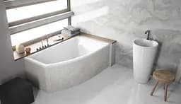 Ванна акрилова Radaway Sitera 150x85 права + ножки + сифон (WA1-32-150x085PS) - мініатюра 3