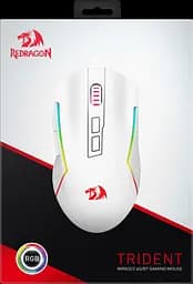 Миша Redragon Trident White (71864) (7153552) - мініатюра 6