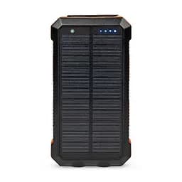 Повербанк с солнечной панелью 20000mAh Power Bank Kraft KPB-U2230WFCSL Orange беспроводная зарядка LED-фонарь (43-00064)