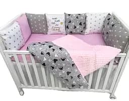 Дитячий набір Moontime у ліжечко "Міккі рожеві"