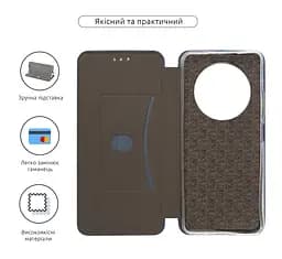 Чехол-книжка для TECNO Spark 30 4G (KL6), G-Case, синий, кожаный чехол-книжка из экокожи (PU) и TPU, с магнитом, с подставкой и вместительным кардхолдером, противоударный, защита всего корпуса, ArmorStandart (ARM81363) - мініатюра 3