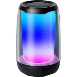 Портативна колонка Smart X 8893AB Pulse 4 mini BT/TF/FM/TWS/AUX/USB з підсвіткою 5 Вт, чорна